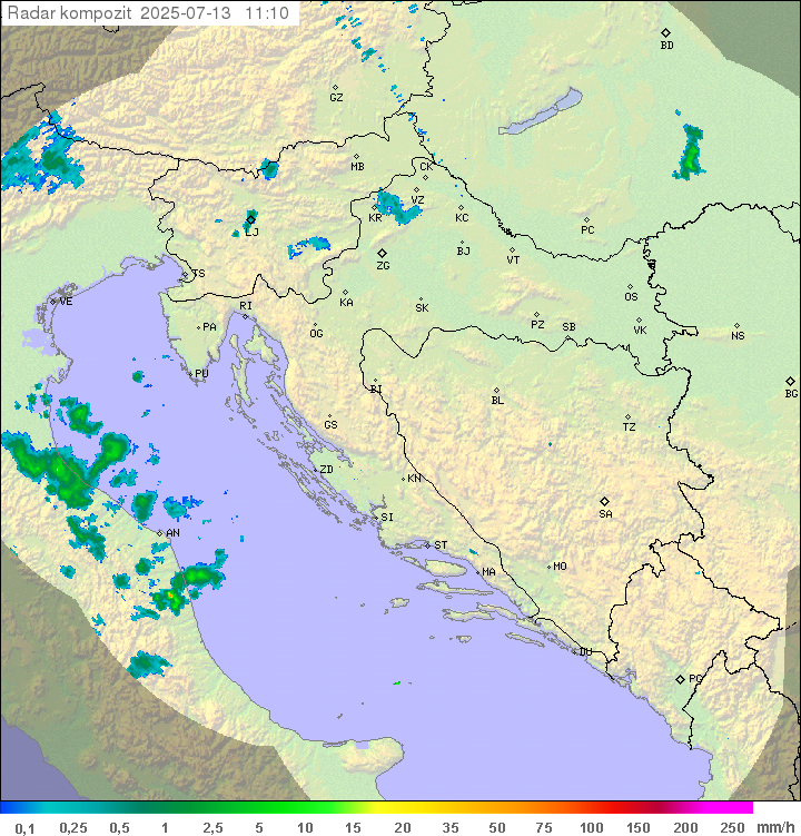 Padavine Hrvaška
