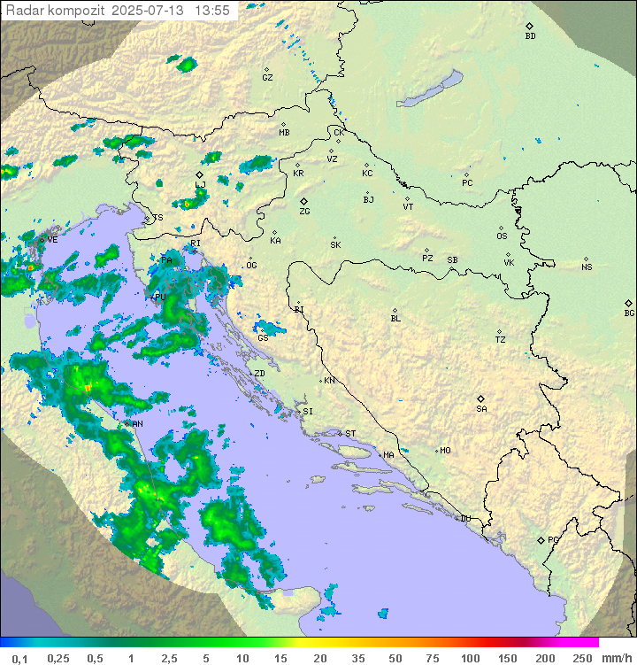 Padavine Hrvaška