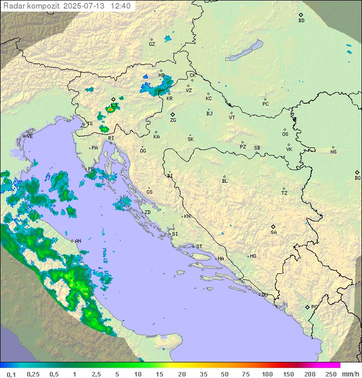 Padavine Hrvaška