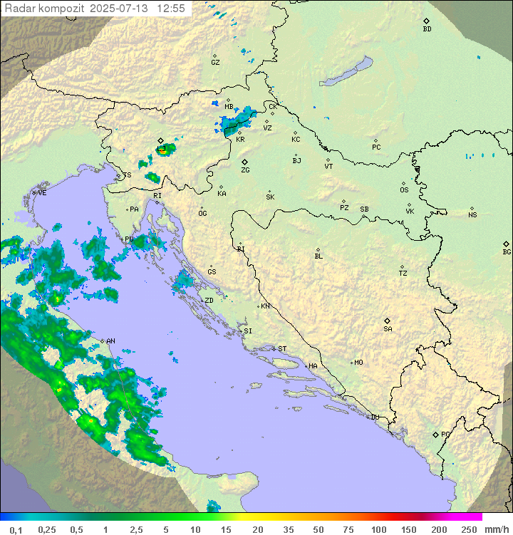 Padavine Hrvaška