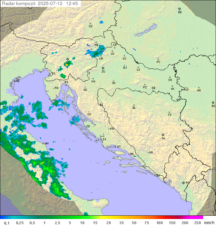 Padavine Hrvaška