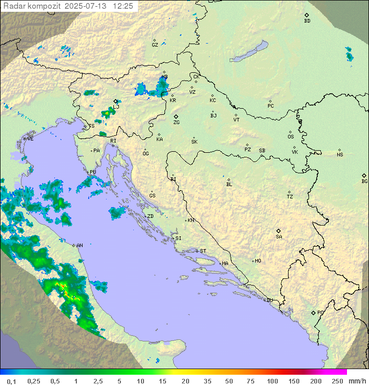 Padavine Hrvaška