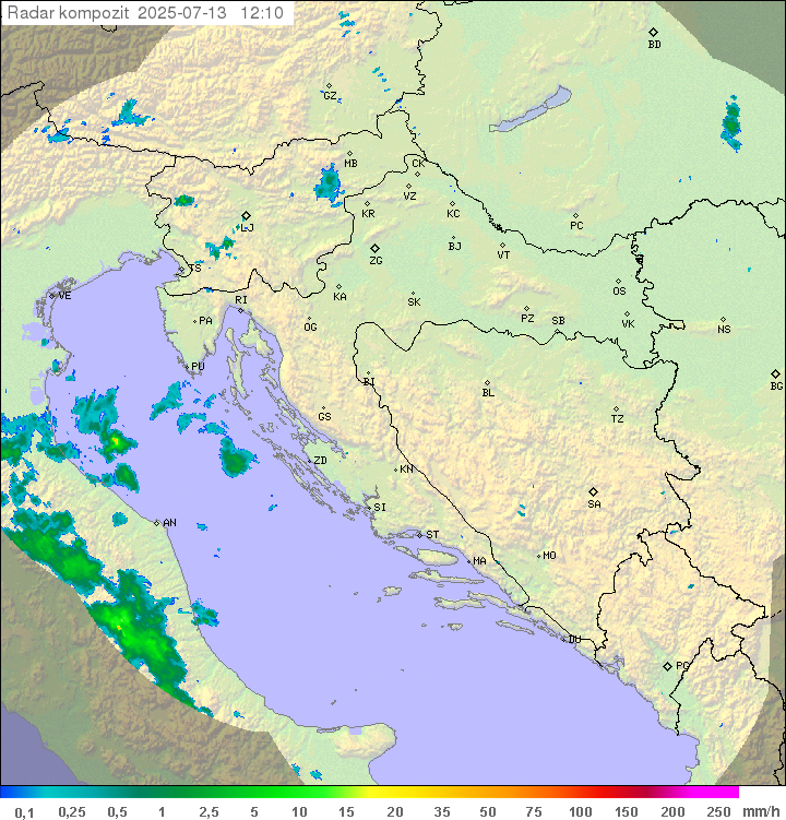 Padavine Hrvaška