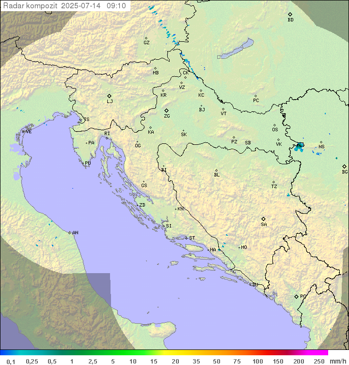 Padavine Hrvaška