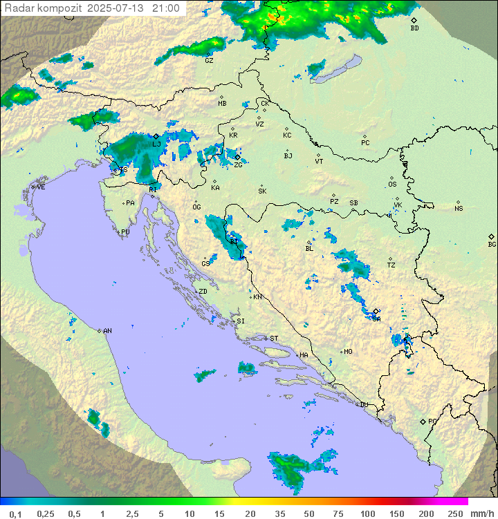 Padavine Hrvaška