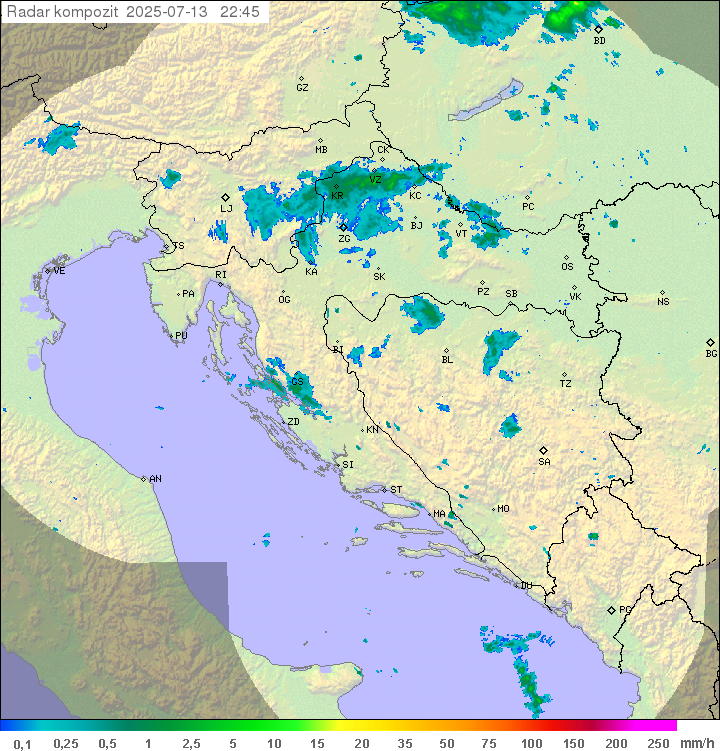 Padavine Hrvaška