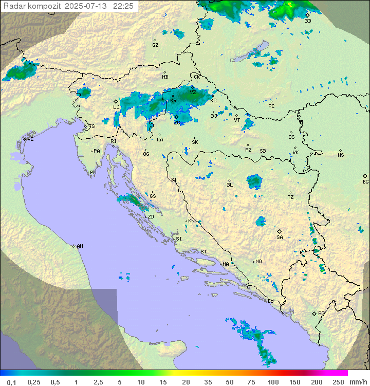 Padavine Hrvaška