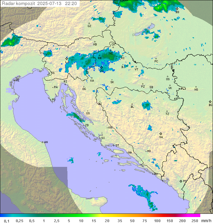 Padavine Hrvaška