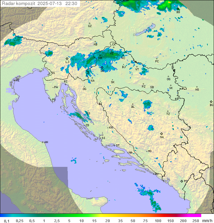 Padavine Hrvaška