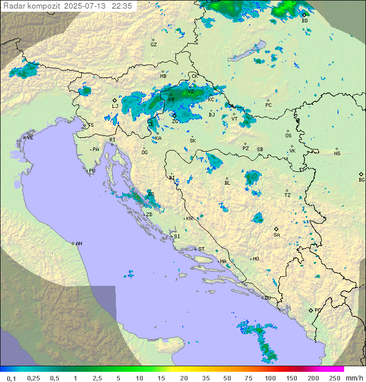 Padavine Hrvaška