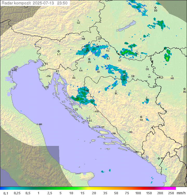 Padavine Hrvaška