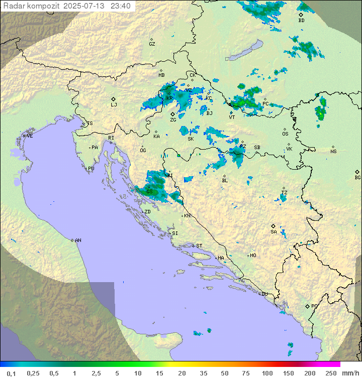 Padavine Hrvaška