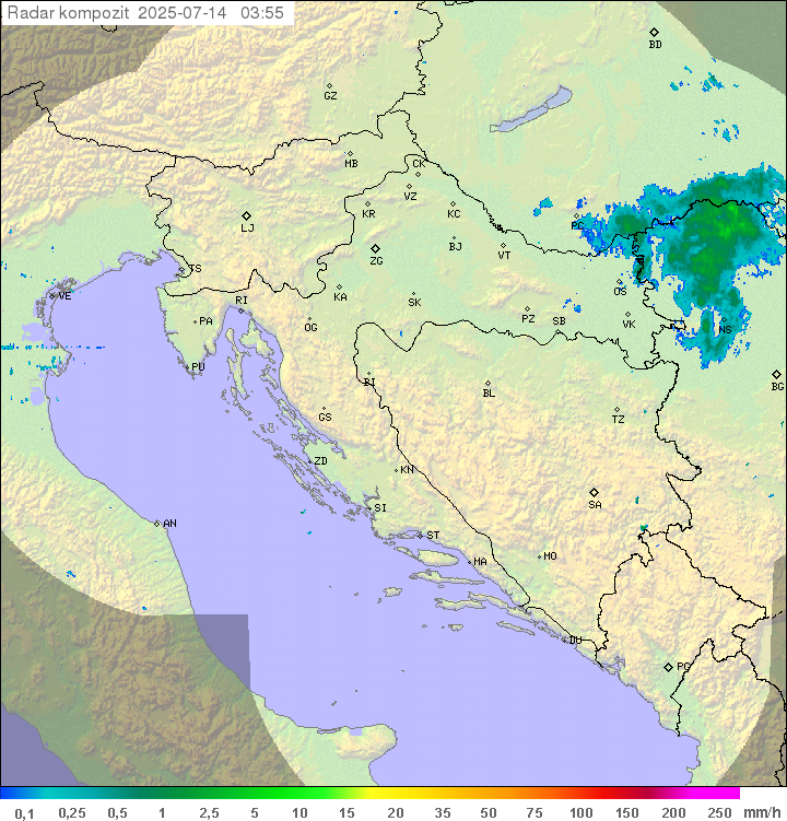 Padavine Hrvaška