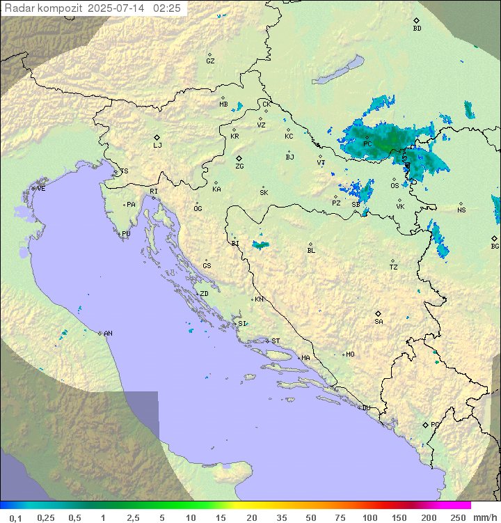 Padavine Hrvaška