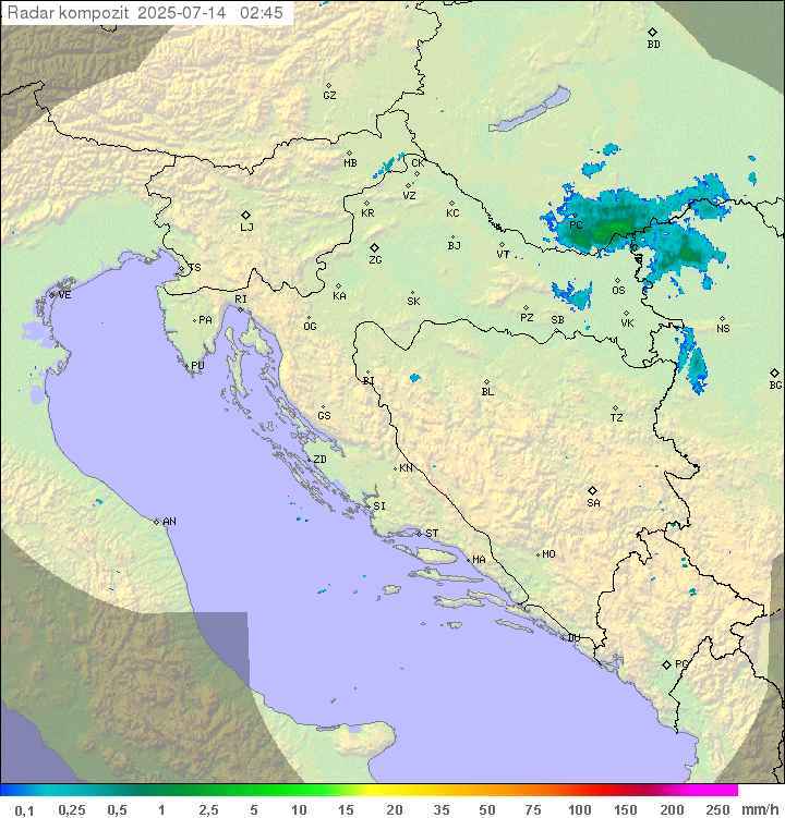 Padavine Hrvaška