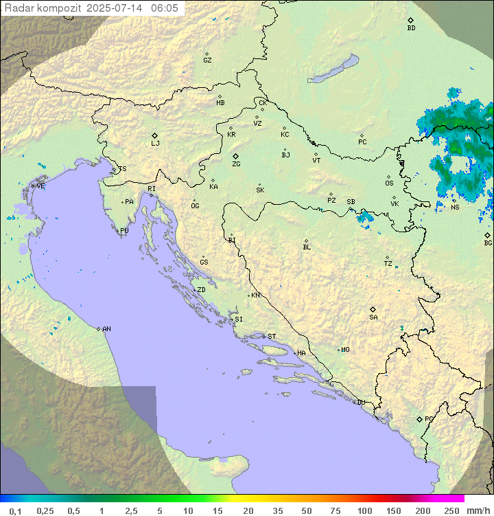 Padavine Hrvaška