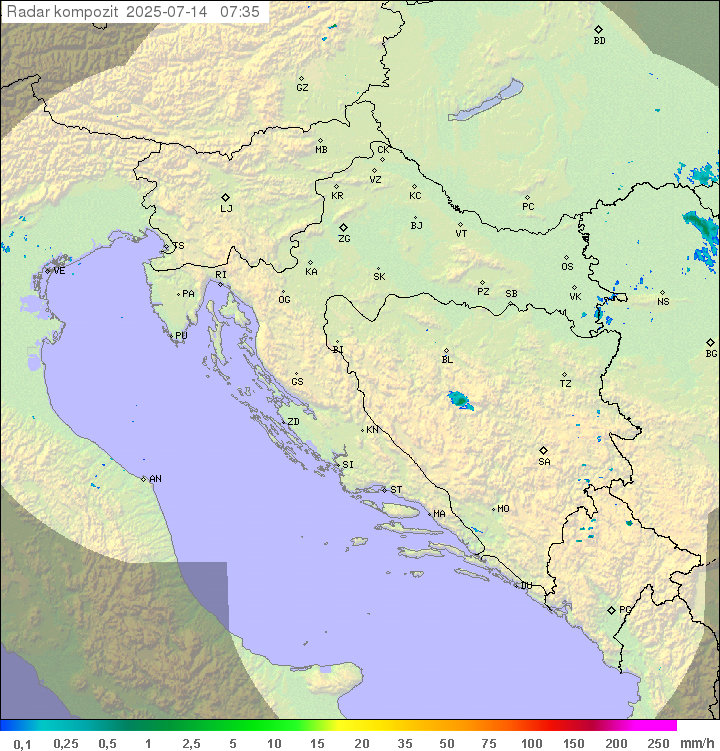 Padavine Hrvaška