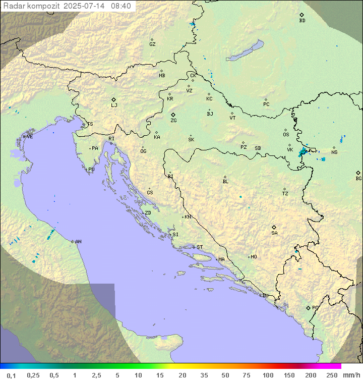 Padavine Hrvaška