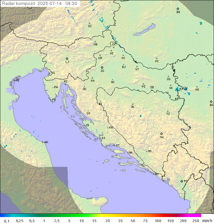 Padavine Hrvaška