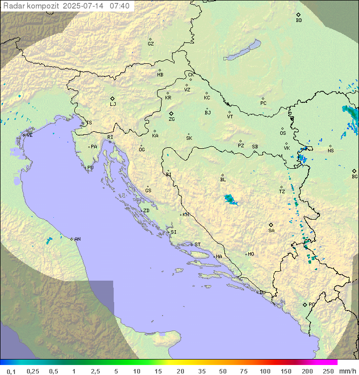 Padavine Hrvaška