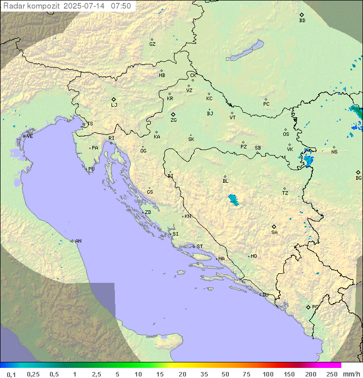 Padavine Hrvaška