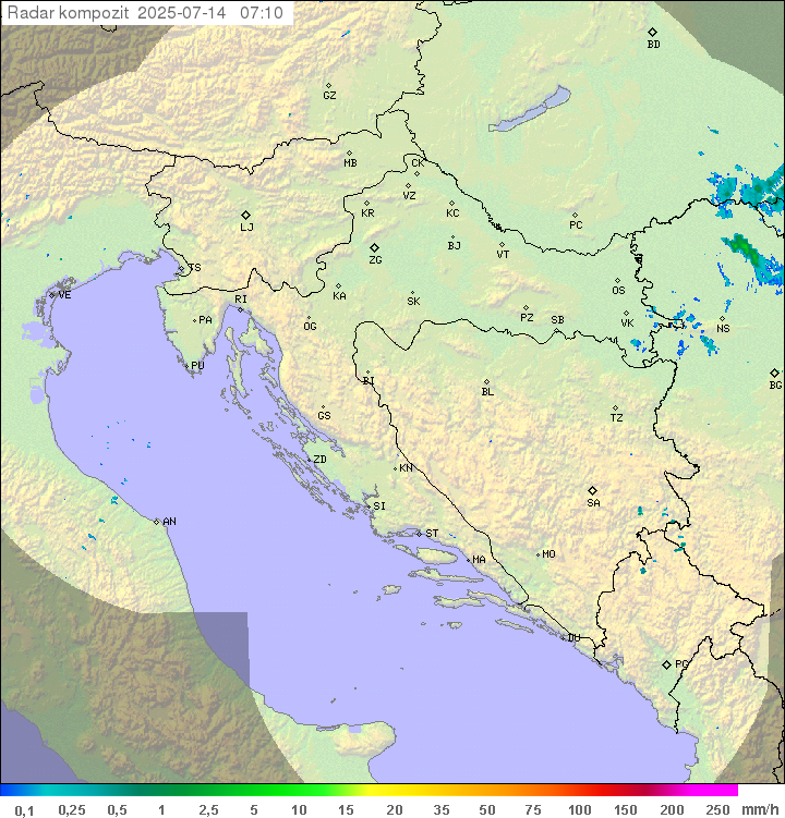 Padavine Hrvaška