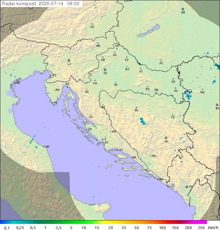 Padavine Hrvaška