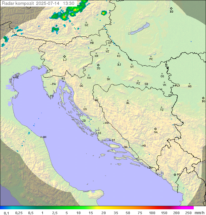 Padavine Hrvaška