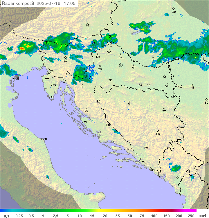 Padavine Hrvaška