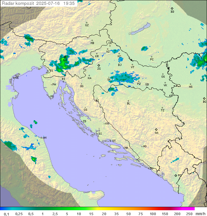 Padavine Hrvaška