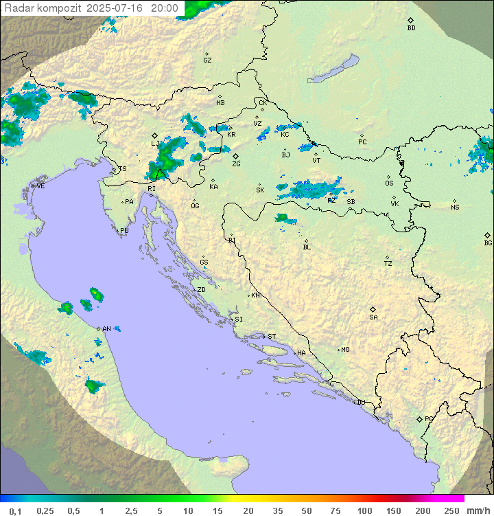 Padavine Hrvaška
