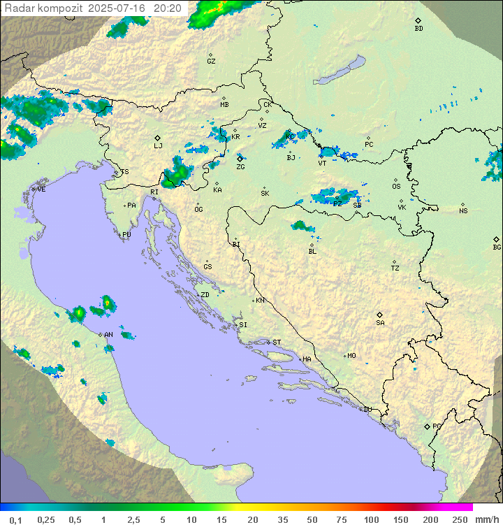 Padavine Hrvaška