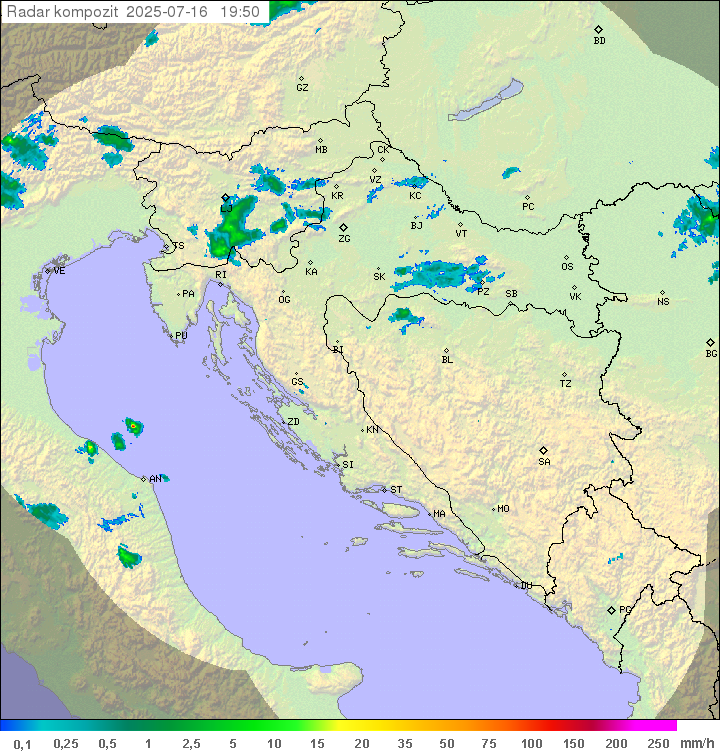 Padavine Hrvaška