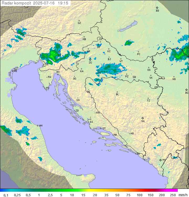 Padavine Hrvaška