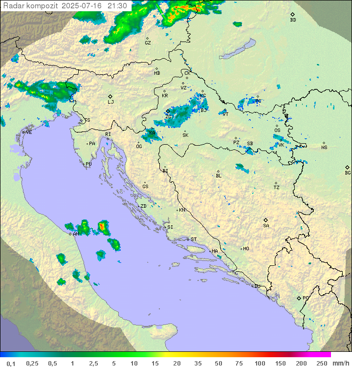 Padavine Hrvaška