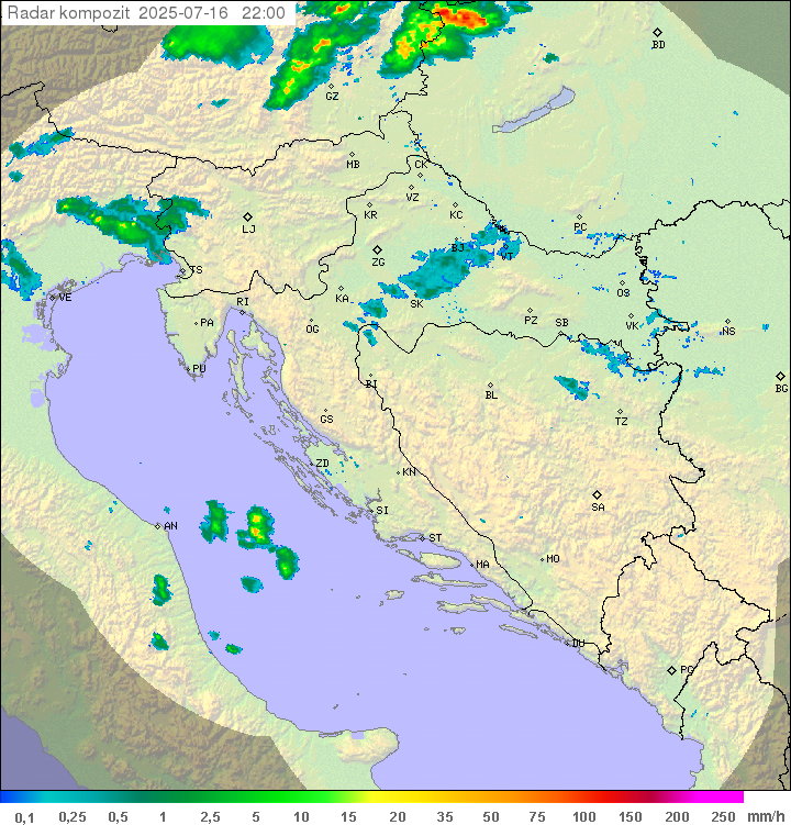 Padavine Hrvaška