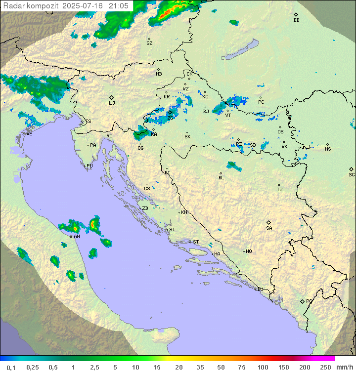 Padavine Hrvaška