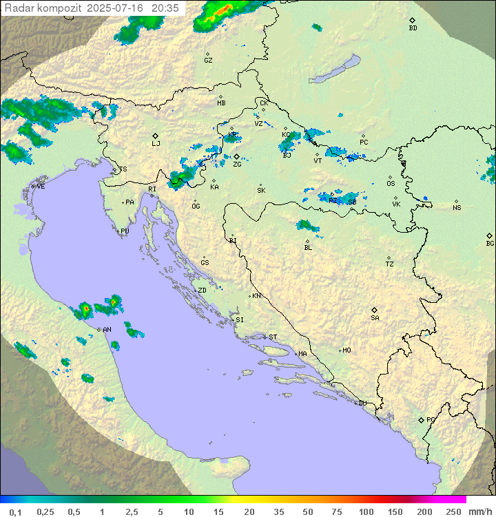 Padavine Hrvaška