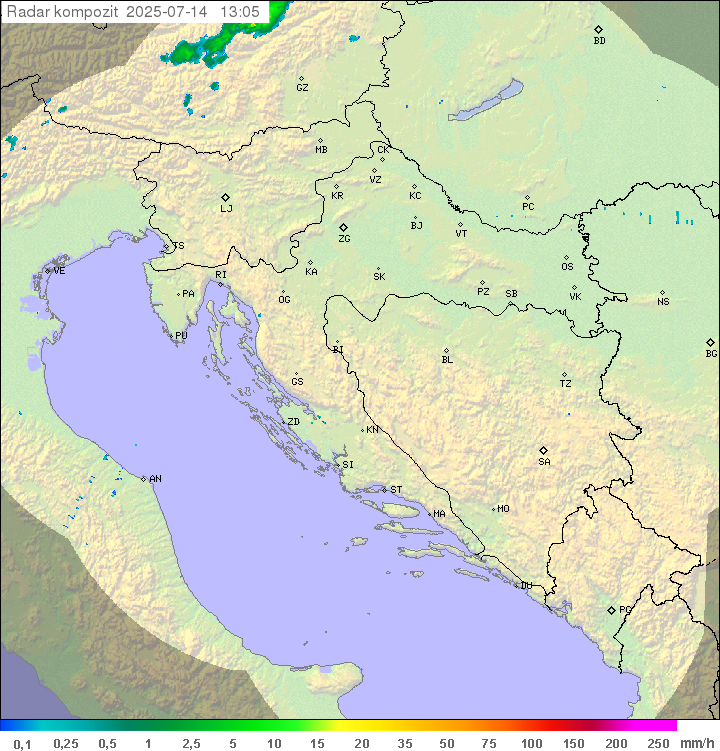 Padavine Hrvaška