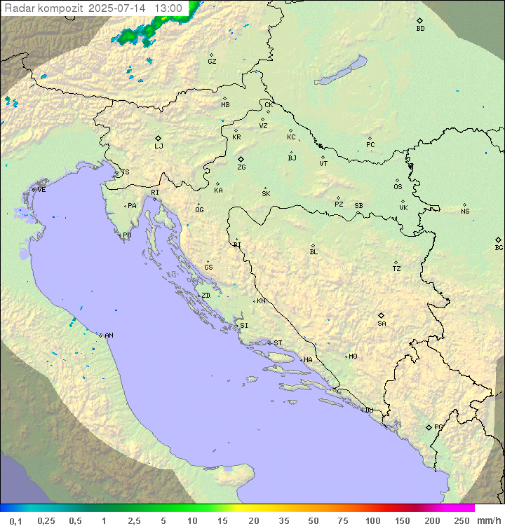 Padavine Hrvaška