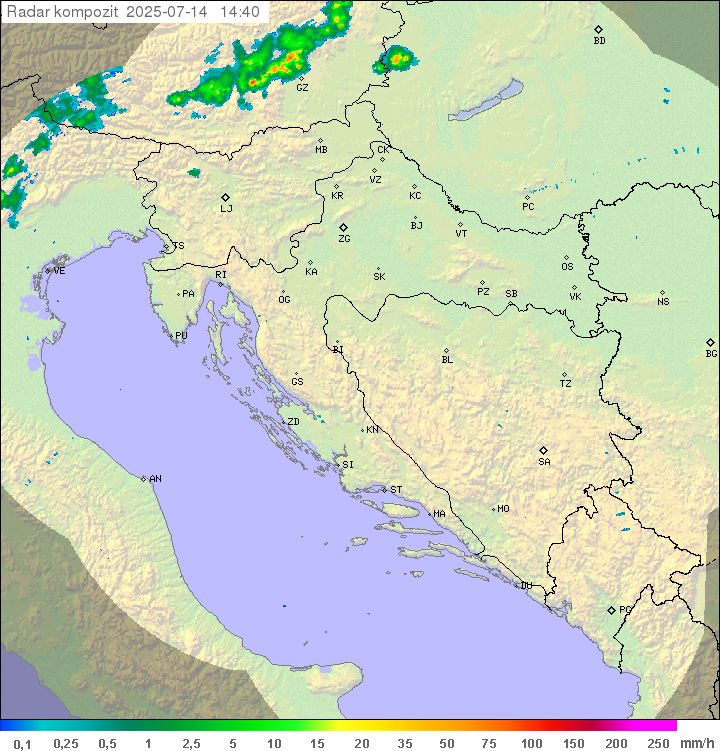Padavine Hrvaška