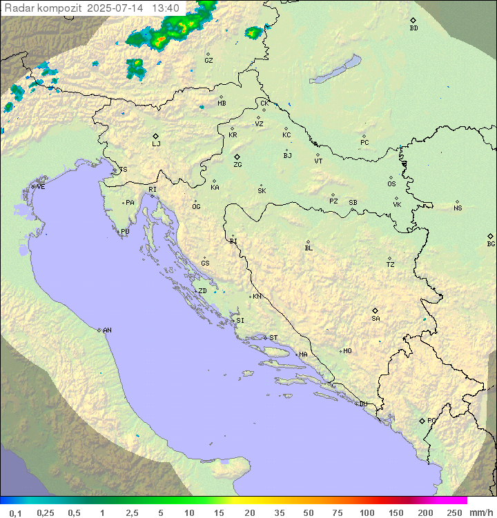 Padavine Hrvaška