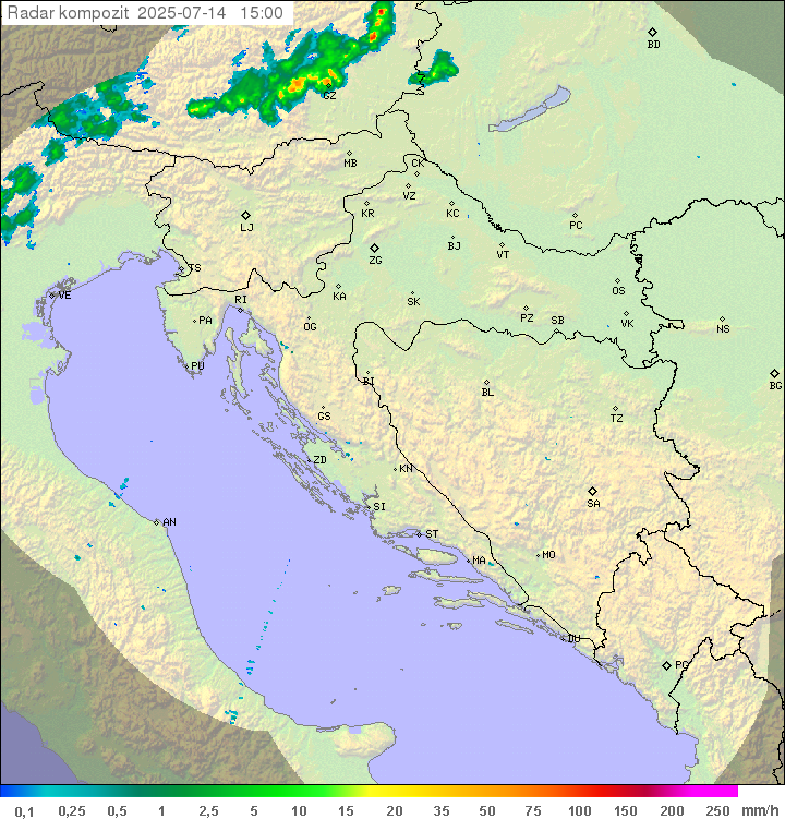 Padavine Hrvaška