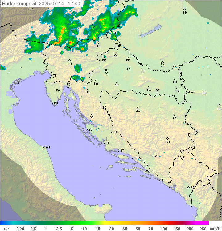 Padavine Hrvaška