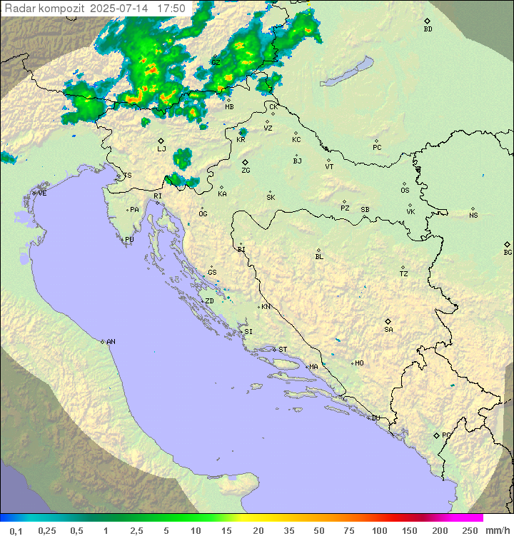 Padavine Hrvaška