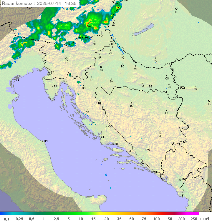 Padavine Hrvaška