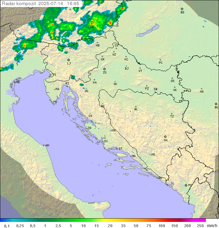 Padavine Hrvaška