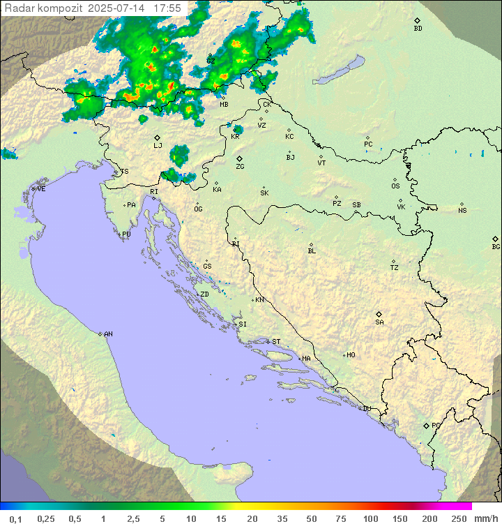 Padavine Hrvaška