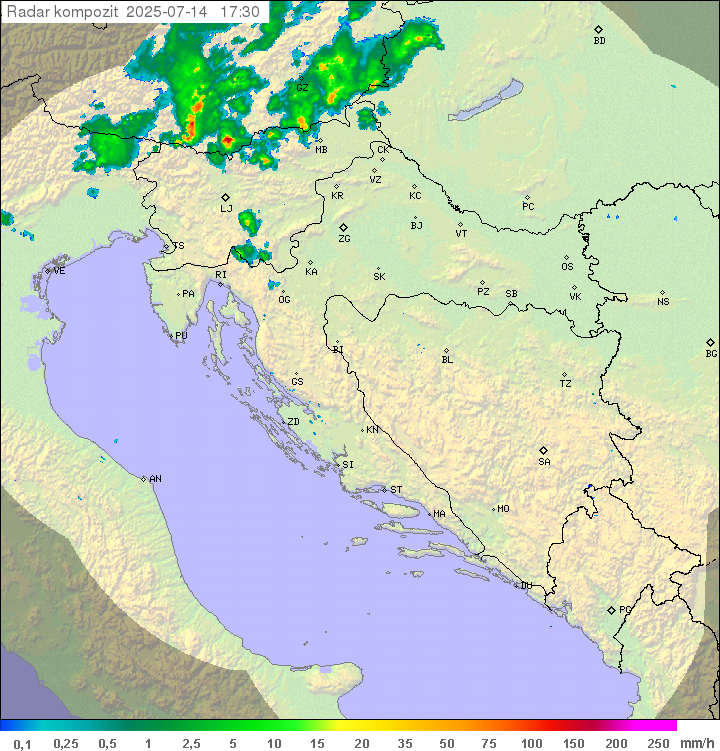 Padavine Hrvaška