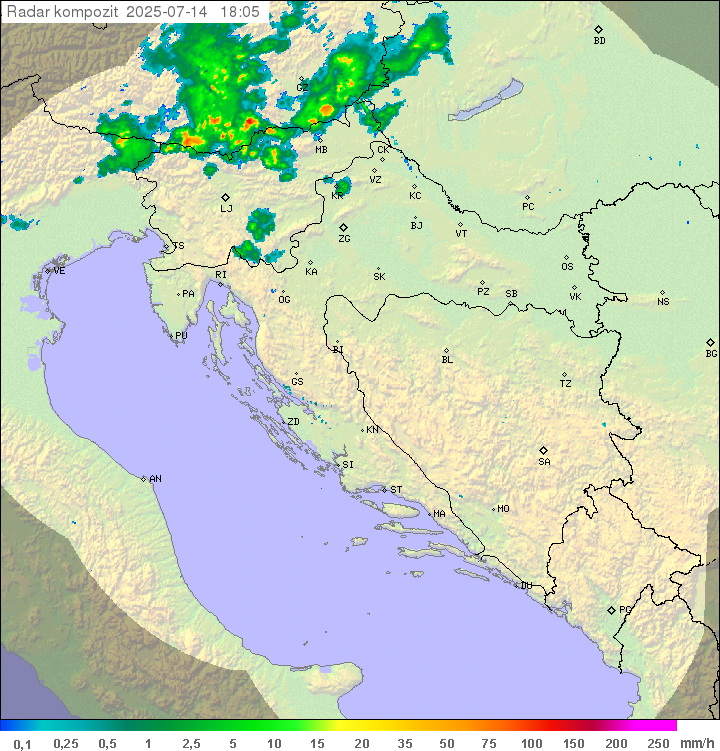 Padavine Hrvaška